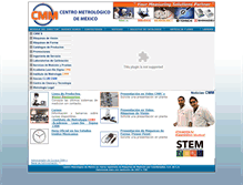 Tablet Screenshot of cmm.com.mx
